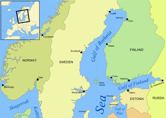 Russia Denmark Baltic Sea